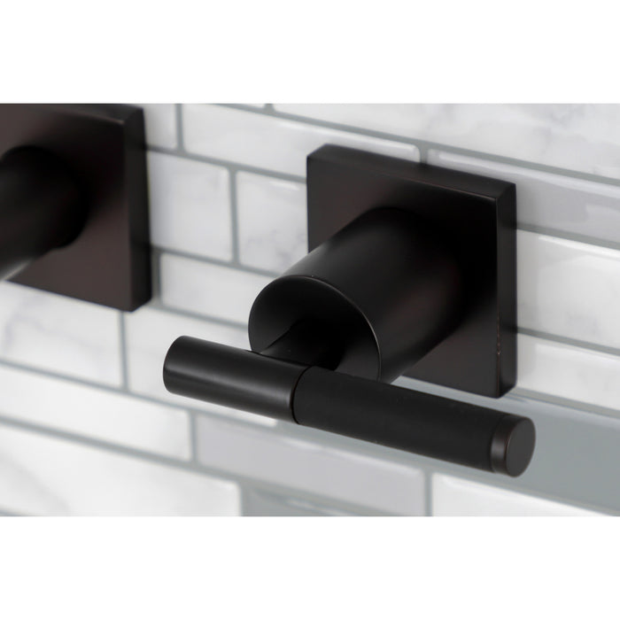 Kingston Brass KS6025CKL Kaiser Two-Handle Wall Mount Roman Tub Faucet, Oil Rubbed Bronze