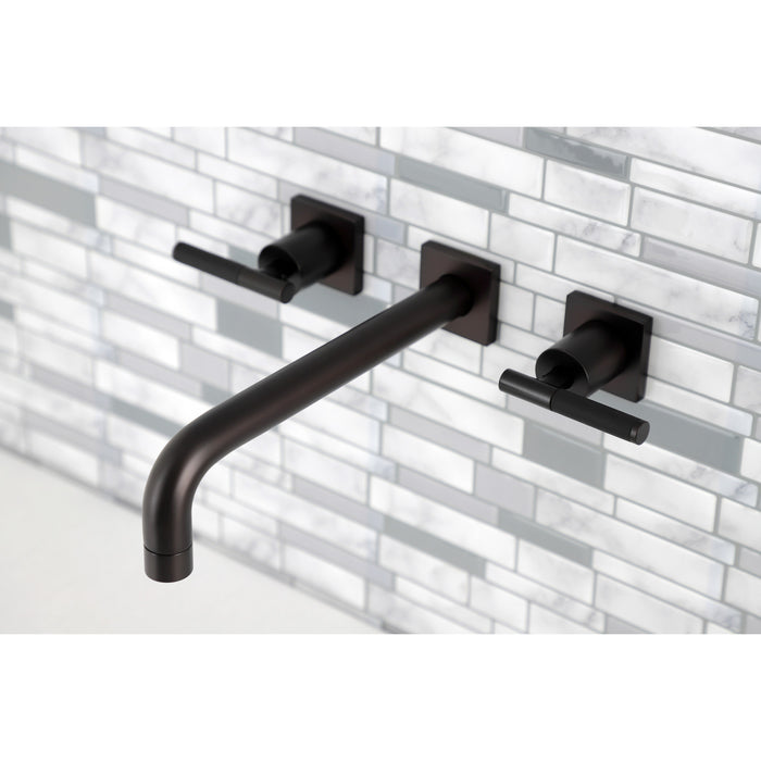 Kingston Brass KS6025CKL Kaiser Two-Handle Wall Mount Roman Tub Faucet, Oil Rubbed Bronze