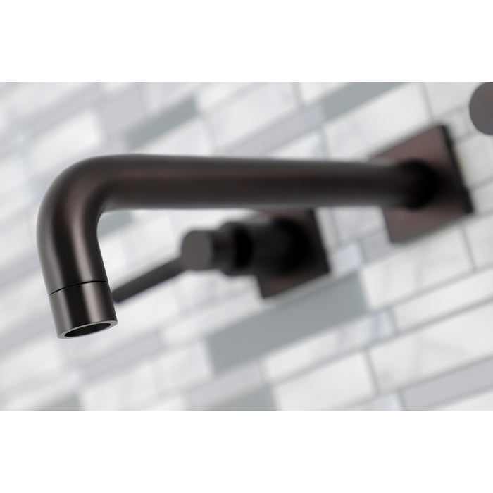 Kingston Brass KS6025DKL Kaiser Two-Handle Wall Mount Roman Tub Faucet, Oil Rubbed Bronze