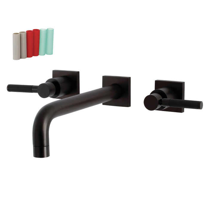 Kingston Brass KS6025DKL Kaiser Two-Handle Wall Mount Roman Tub Faucet, Oil Rubbed Bronze