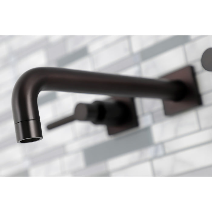 Kingston Brass KS6025DL Concord Two-Handle Wall Mount Roman Tub Faucet, Oil Rubbed Bronze