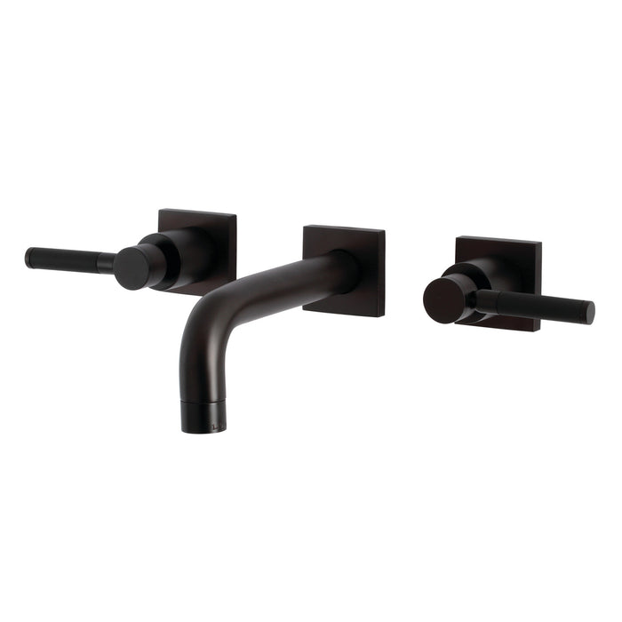 Kingston Brass KS6125DKL Ksiser Two-Handle Wall Mount Bathroom Faucet, Oil Rubbed Bronze