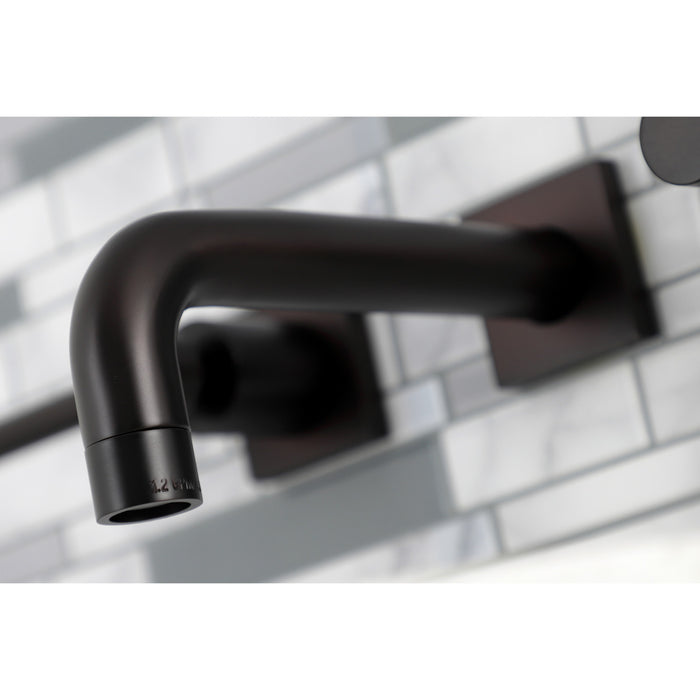 Kingston Brass KS6125DL Concord Two-Handle Wall Mount Bathroom Faucet, Oil Rubbed Bronze