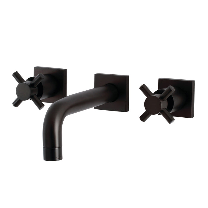 Kingston Brass KS6125DX Concord Two-Handle Wall Mount Bathroom Faucet, Oil Rubbed Bronze