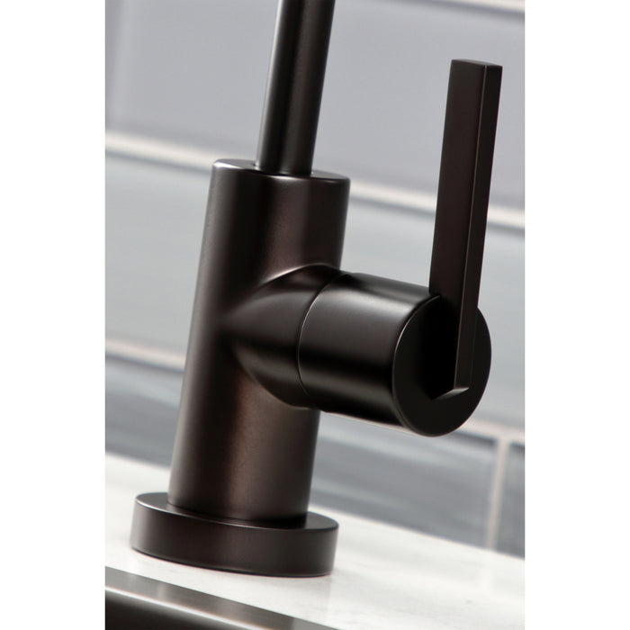 Kingston Brass KS6195CTL Continental Single-Handle Water Filtration Faucet, Oil Rubbed Bronze