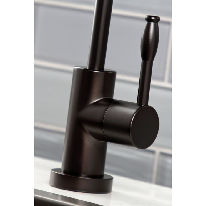 Kingston Brass KS6195NKL Nustudio Single-Handle Cold Water Filtration Faucet, Oil Rubbed Bronze