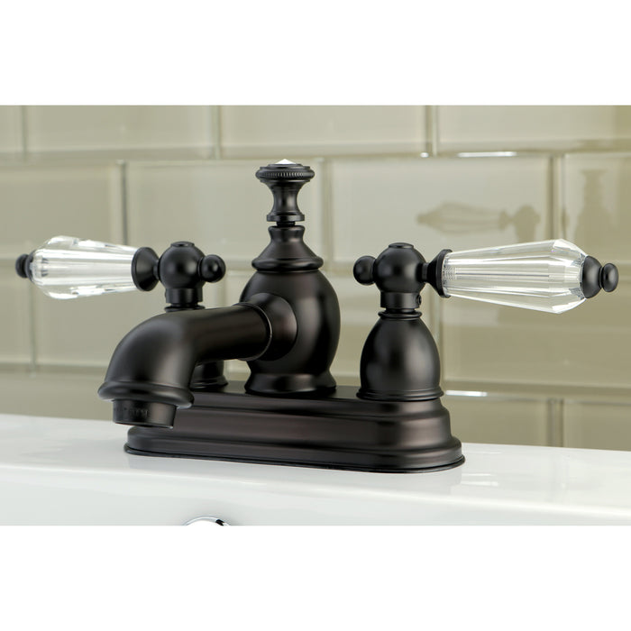 Kingston Brass KS7005WLL 4 in. Centerset Bathroom Faucet, Oil Rubbed Bronze