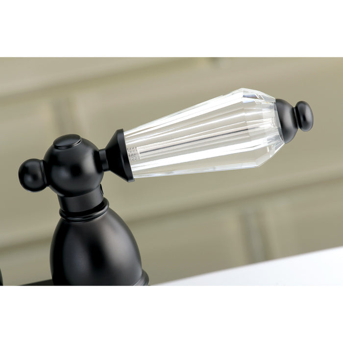 Kingston Brass KS7005WLL 4 in. Centerset Bathroom Faucet, Oil Rubbed Bronze