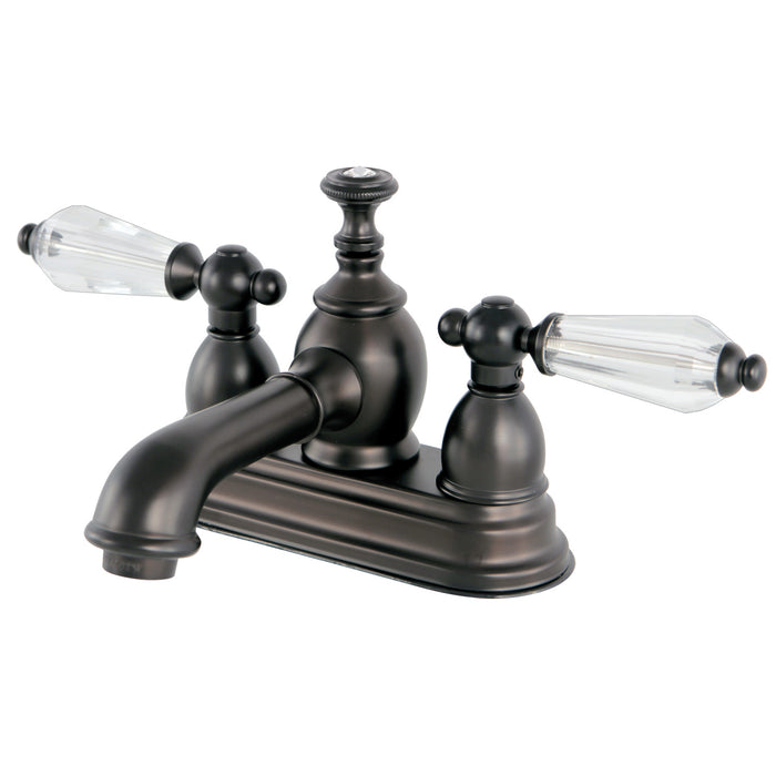 Kingston Brass KS7005WLL 4 in. Centerset Bathroom Faucet, Oil Rubbed Bronze