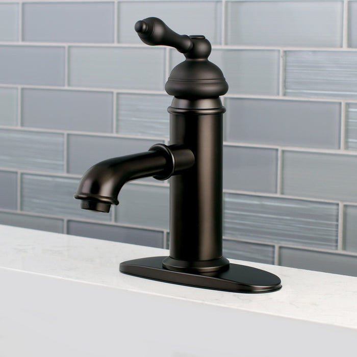 Kingston Brass KS7415ACL American Classic Single-Handle Bathroom Faucet, Oil Rubbed Bronze