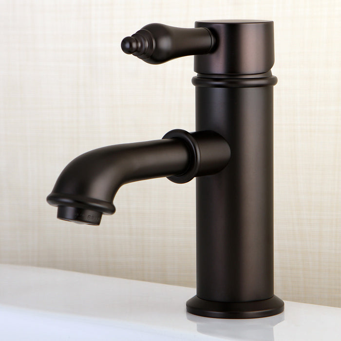 Kingston Brass KS7415AL Paris Single-Handle Bathroom Faucet, Oil Rubbed Bronze