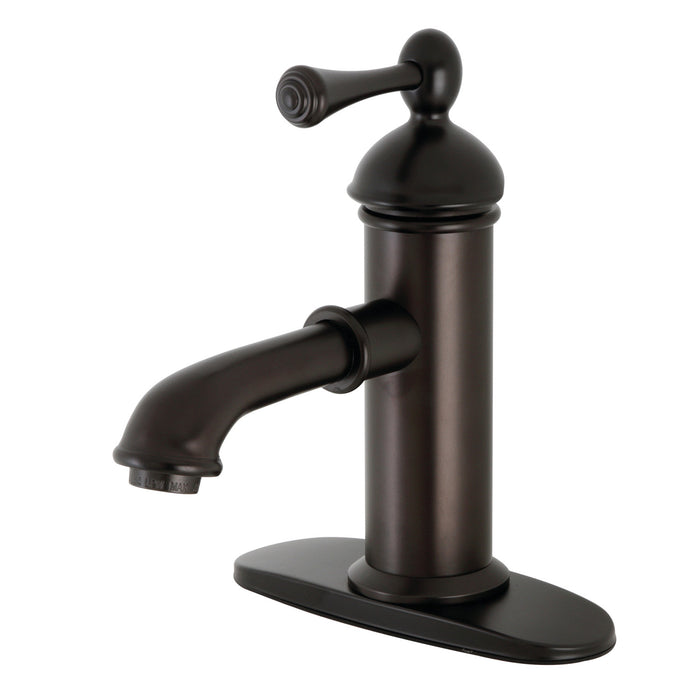 Kingston Brass KS7415BL Paris Single Lever Handle Bathroom Faucet, Oil Rubbed Bronze