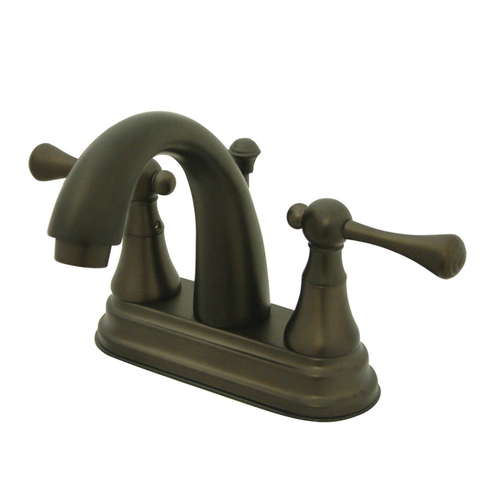 Kingston Brass KS7615BL 4 in. Centerset Bathroom Faucet, Oil Rubbed Bronze