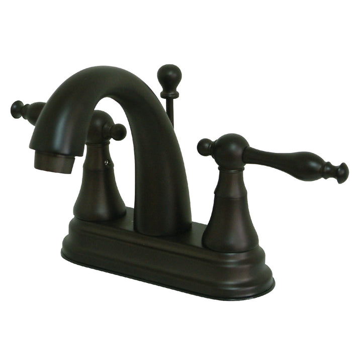 Kingston Brass KS7615NL 4 in. Centerset Bathroom Faucet, Oil Rubbed Bronze