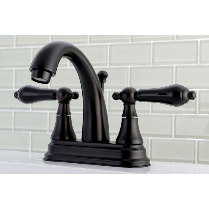 Kingston Brass KS7615PKL 4 in. Centerset Bathroom Faucet, Oil Rubbed Bronze