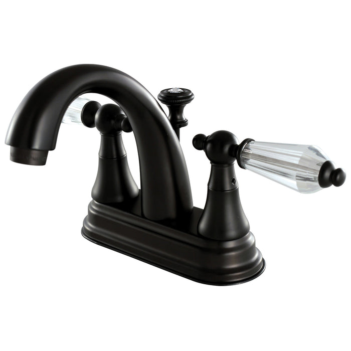 Kingston Brass KS7615WLL 4 in. Centerset Bathroom Faucet, Oil Rubbed Bronze