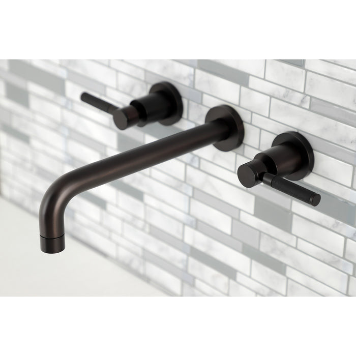 Kingston Brass KS8025DKL Kaiser Two-Handle Wall Mount Roman Tub Faucet, Oil Rubbed Bronze