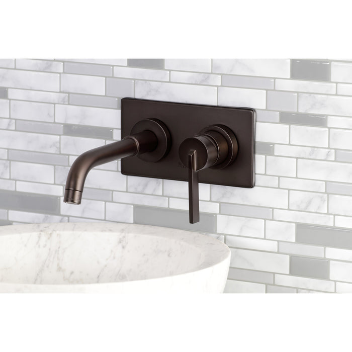 Kingston Brass KS8115CTL Single-Handle Wall Mount Bathroom Faucet, Oil Rubbed Bronze