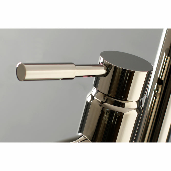 Kingston Brass KS8136DL Concord Freestanding Tub Faucet with Hand Shower, Polished Nickel