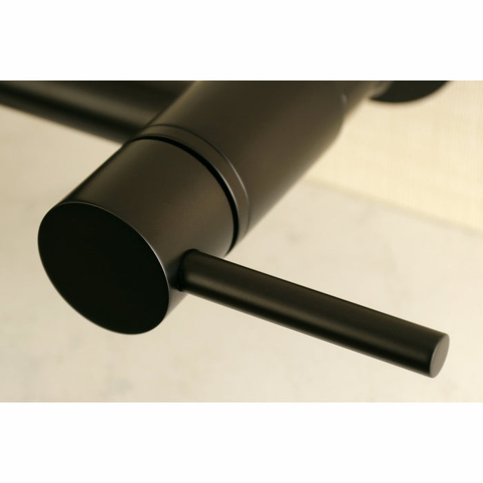 Kingston Brass Concord 8-Inch Centerset Wall Mount Kitchen Faucet, Oil Rubbed Bronze