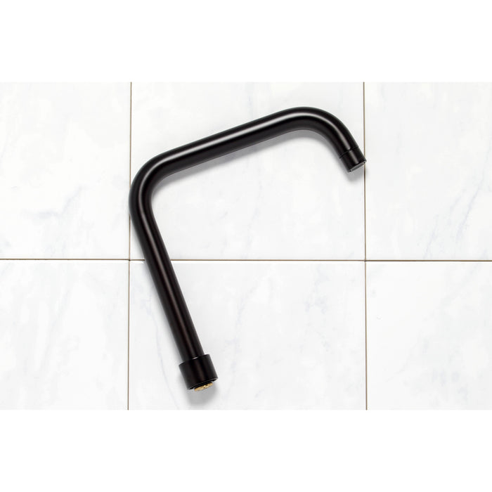 Kingston Brass KS8285DKLBS Kaiser Bridge Kitchen Faucet with Brass Sprayer, Oil Rubbed Bronze