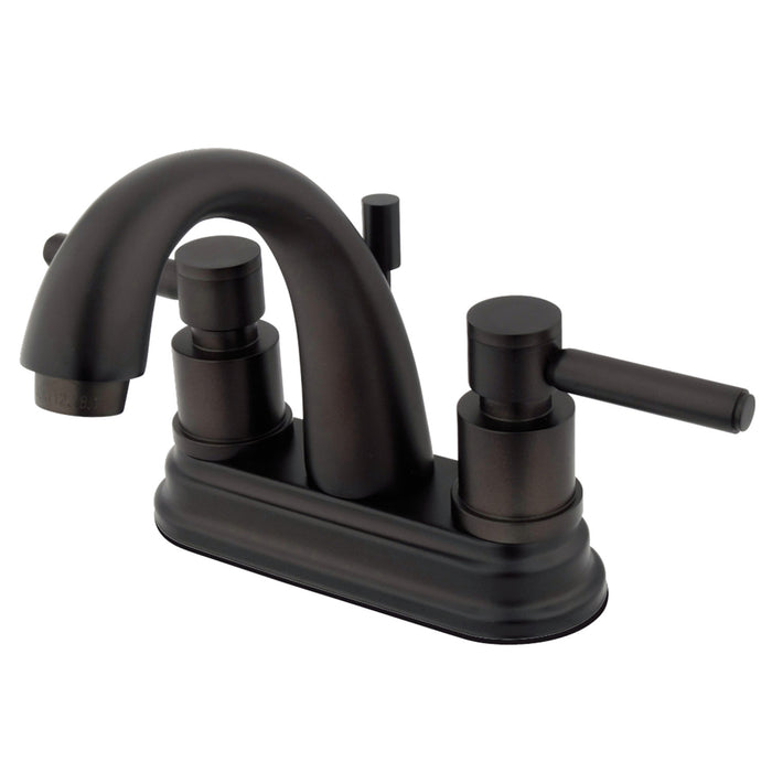 Kingston Brass KS8615DL 4 in. Centerset Bathroom Faucet, Oil Rubbed Bronze