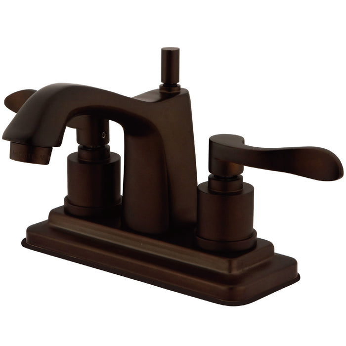 Kingston Brass KS8645DFL 4 in. Centerset Bathroom Faucet, Oil Rubbed Bronze