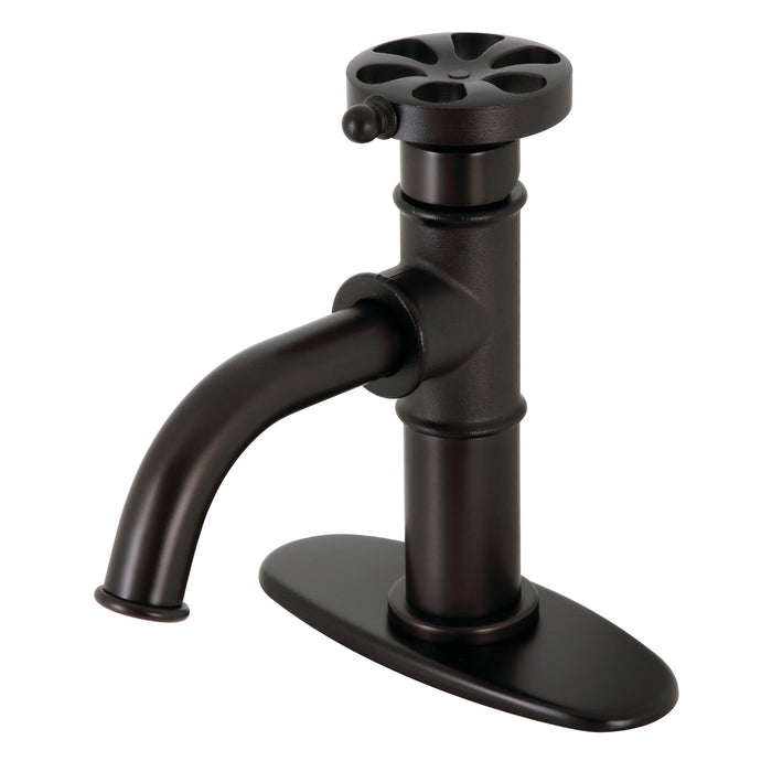 Kingston Brass KSD2825RX Belknap Single-Handle Bathroom Faucet with Push Pop-Up, Oil Rubbed Bronze