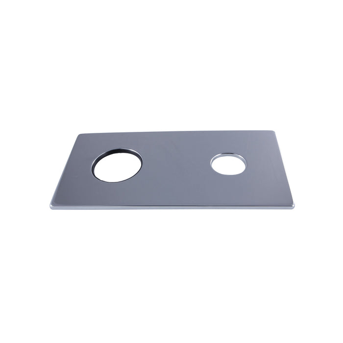 Kingston Brass KSE8111 Brass Escutcheon Plate for KS8111DL, Polished Chrome