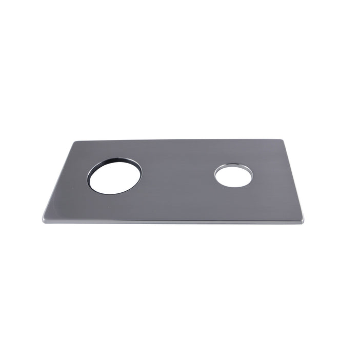 Kingston Brass KSE8118 Brass Escutcheon Plate for KS8118DL, Brushed Nickel