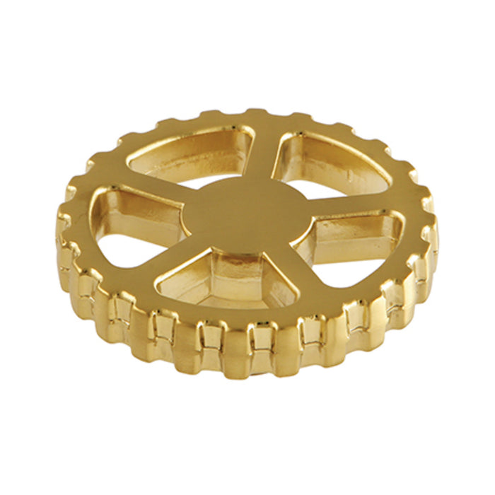 Kingston Brass KSH2947CG Fuller Machine Gear Style Handle, Brushed Brass