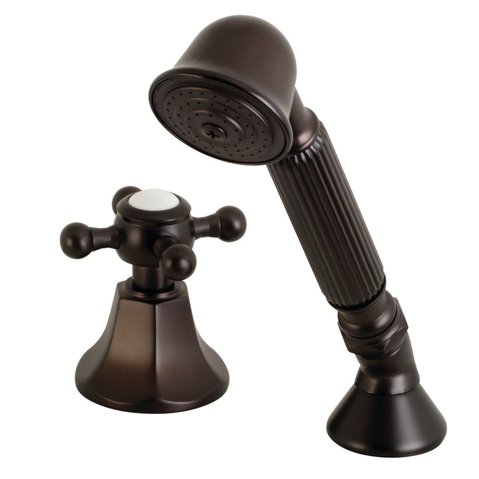 Kingston Brass KSK4305BXTR Deck Mount Hand Shower with Diverter for Roman Tub Faucet, Oil Rubbed Bronze