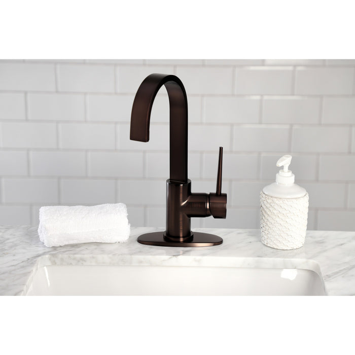 Kingston Brass LS8615NYL New York One-Handle 1-Hole Deck Mounted Bar Faucet, Oil Rubbed Bronze