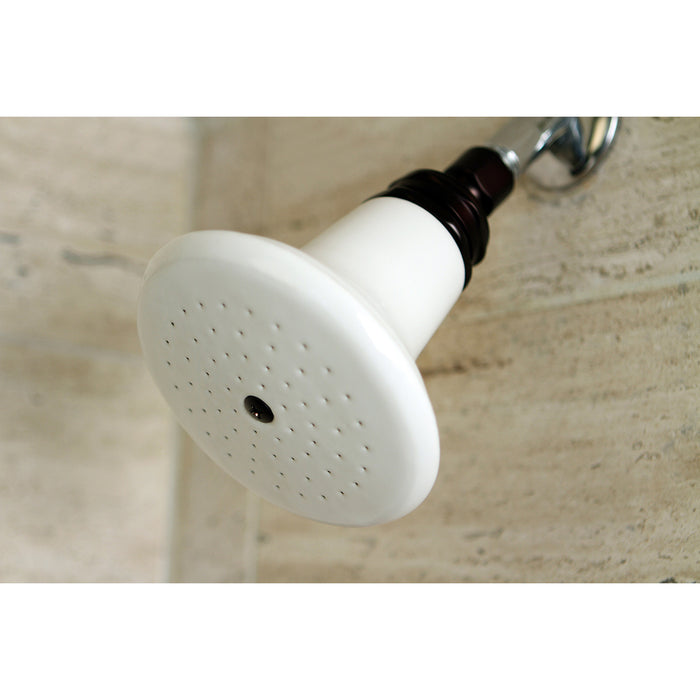 Kingston Brass P50ORB Victorian Ceramic Shower Head, Oil Rubbed Bronze