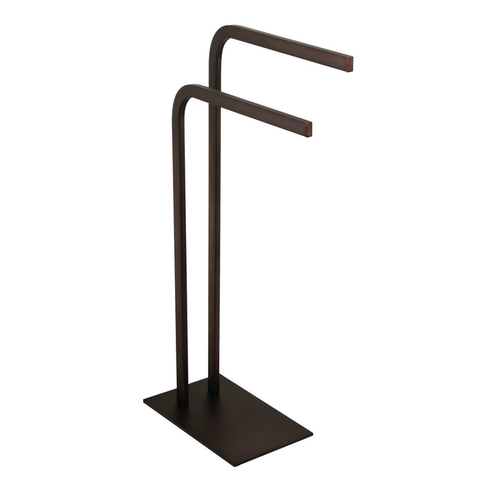 Kingston Brass SCC8005 Edenscape Pedestal Dual Towel Rack, Oil Rubbed Bronze