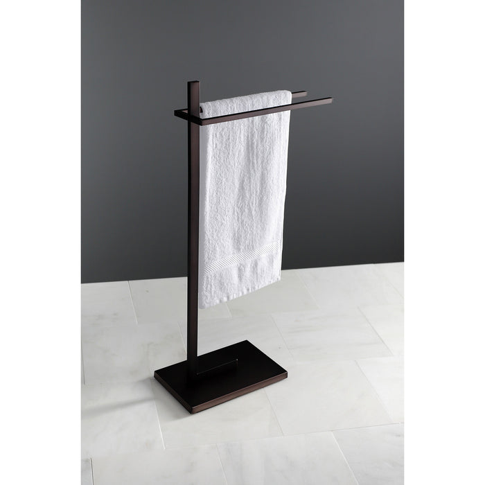 Kingston Brass SCC8605 Edenscape Freestanding Dual Towel Rack, Oil Rubbed Bronze