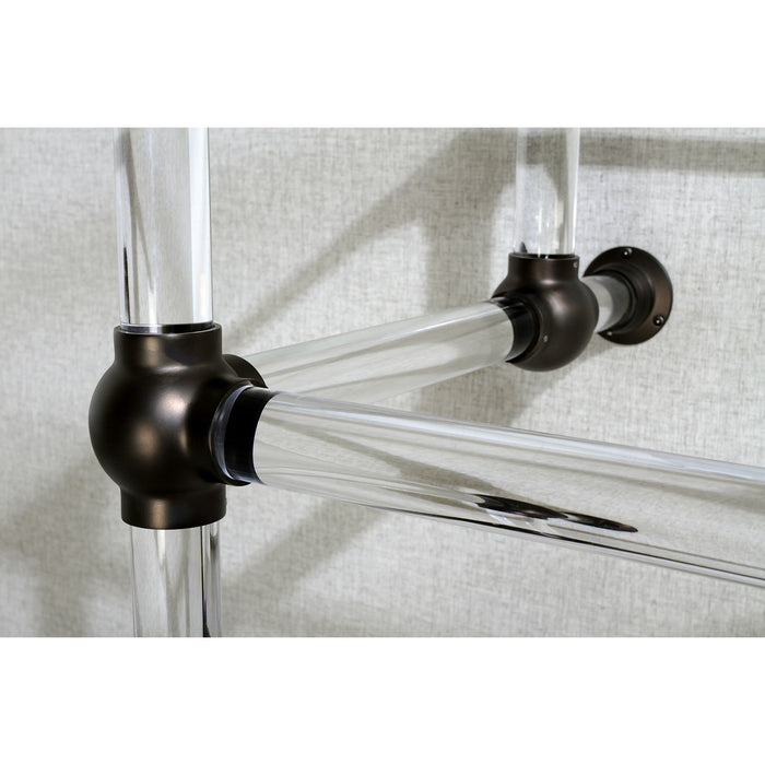 Kingston Brass VAH282033ORB Templeton 24-Inch x 20-3/8-Inch x 33-1/4-Inch Acrylic Console Sink Legs, Oil Rubbed Bronze