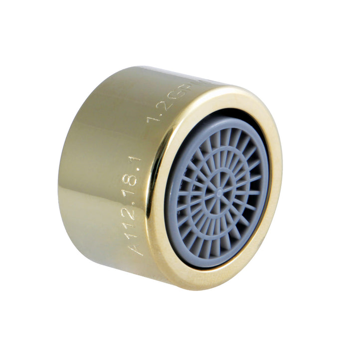 Kingston Brass Z12KSSA8112 Cal Green 1.2 GPM Female Aerator, Polished Brass