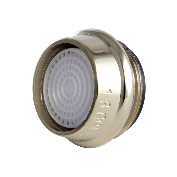 Kingston Brass Z18KSSA3102 1.8 GPM Male Aerator 15/16"-27, Polished Brass